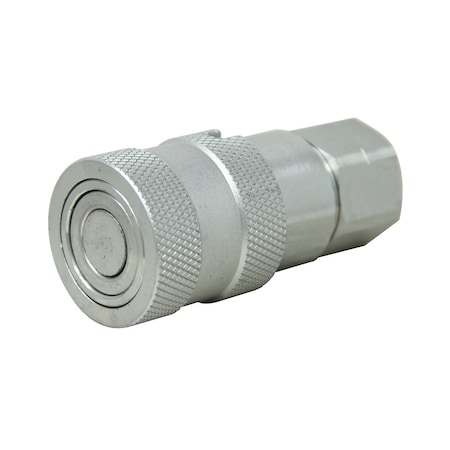 A & I Products Flat Hydraulic Coupler Socket, Female, 3/8" NPT 6" x3" x2" A-FF3718FP-A